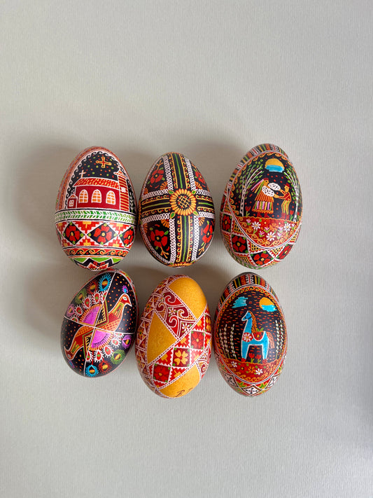 Goose Pisanka Easter Egg by Barbara