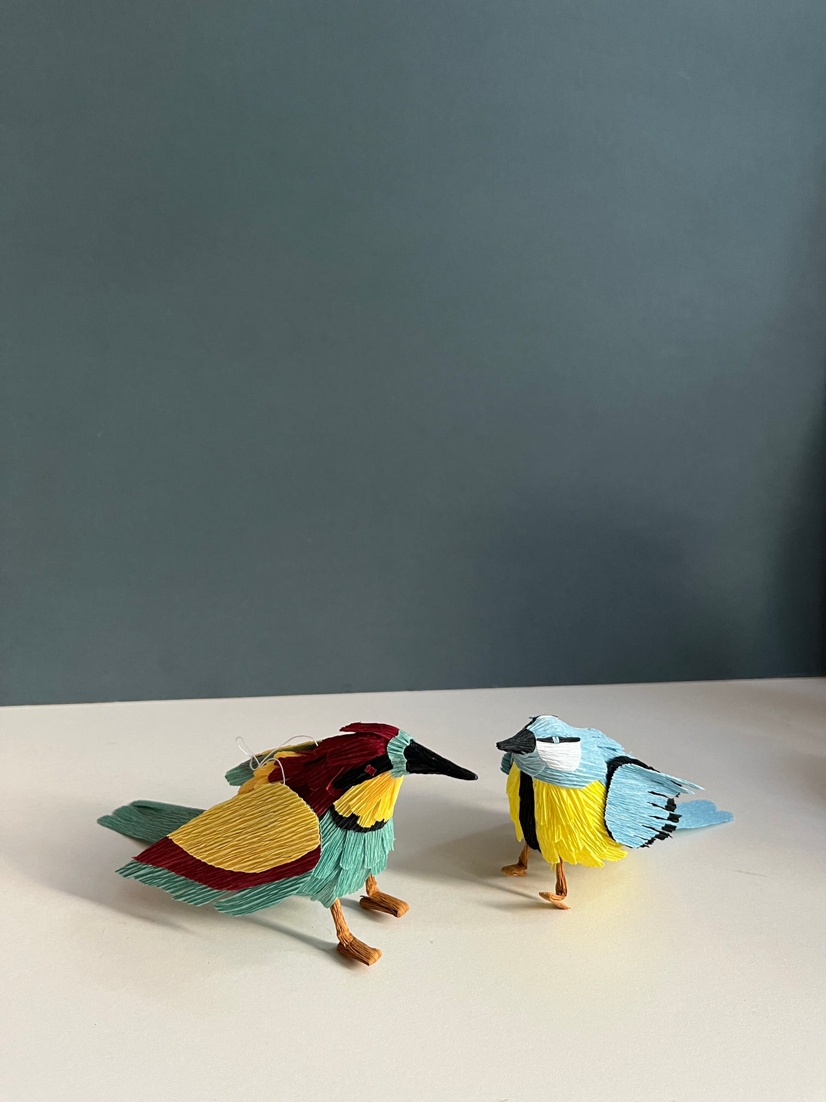 Eggshell and Paper Animal Ornament