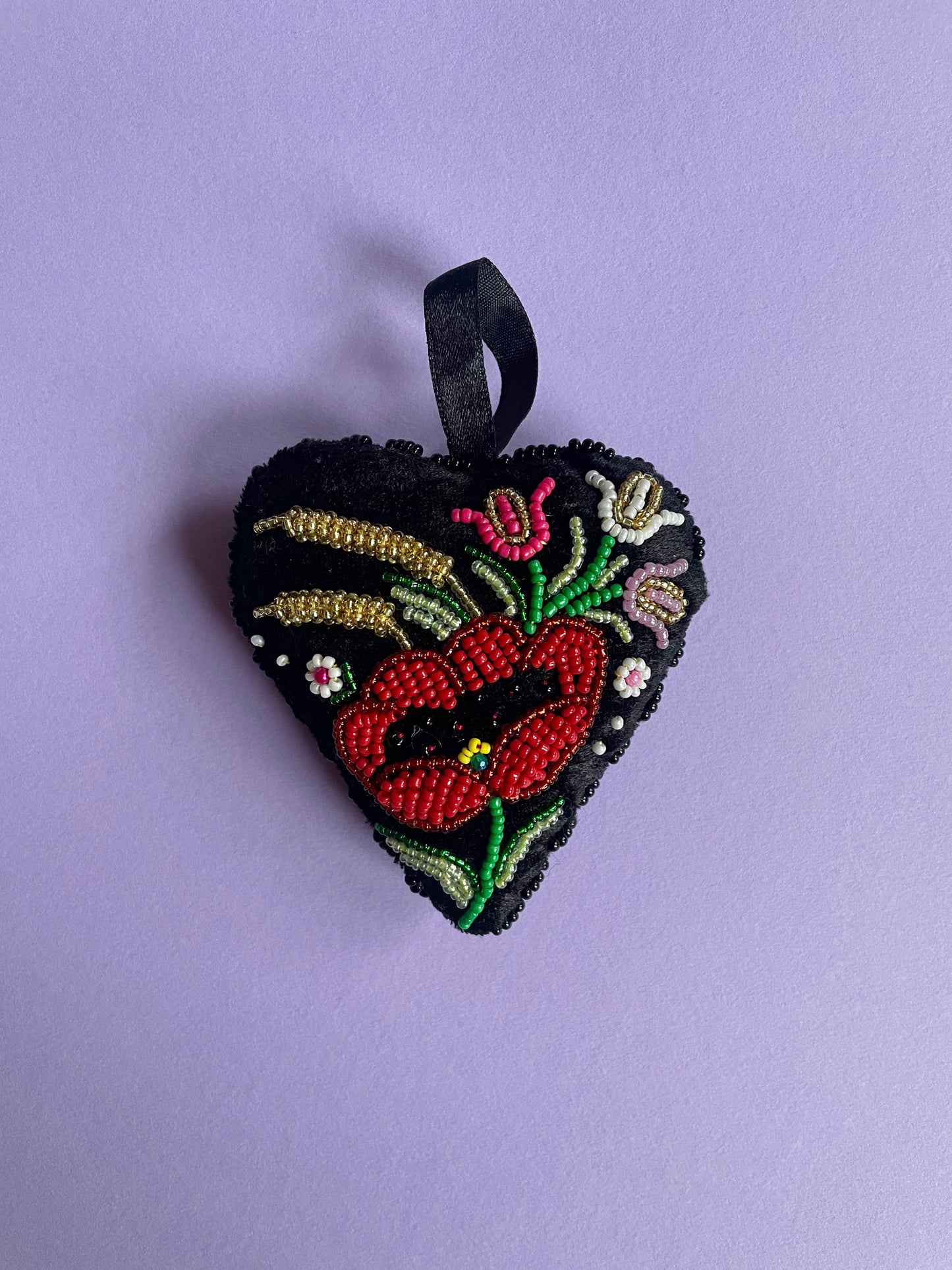 Embroidered Heart by Ilona