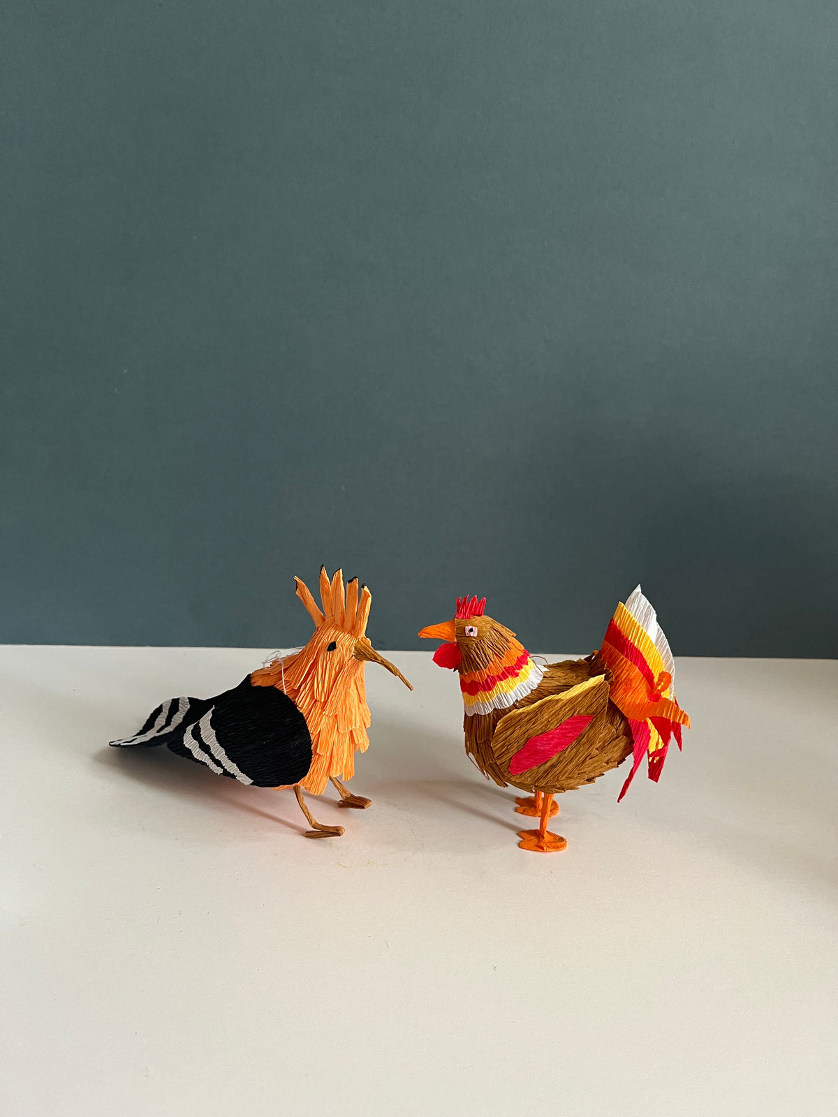 Eggshell and Paper Animal Ornament