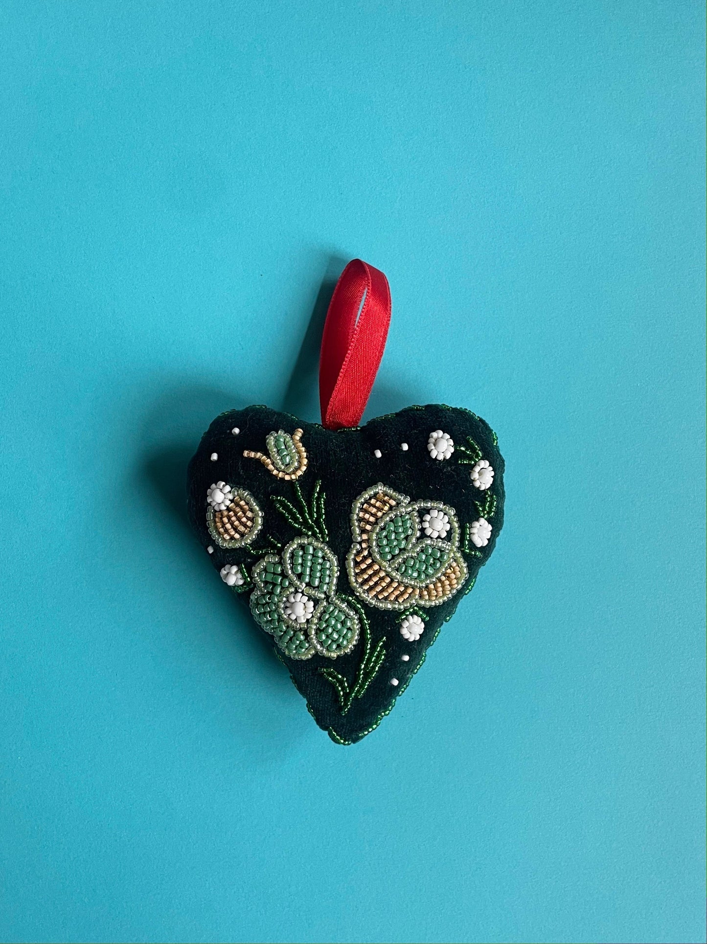 Embroidered Heart by Ilona