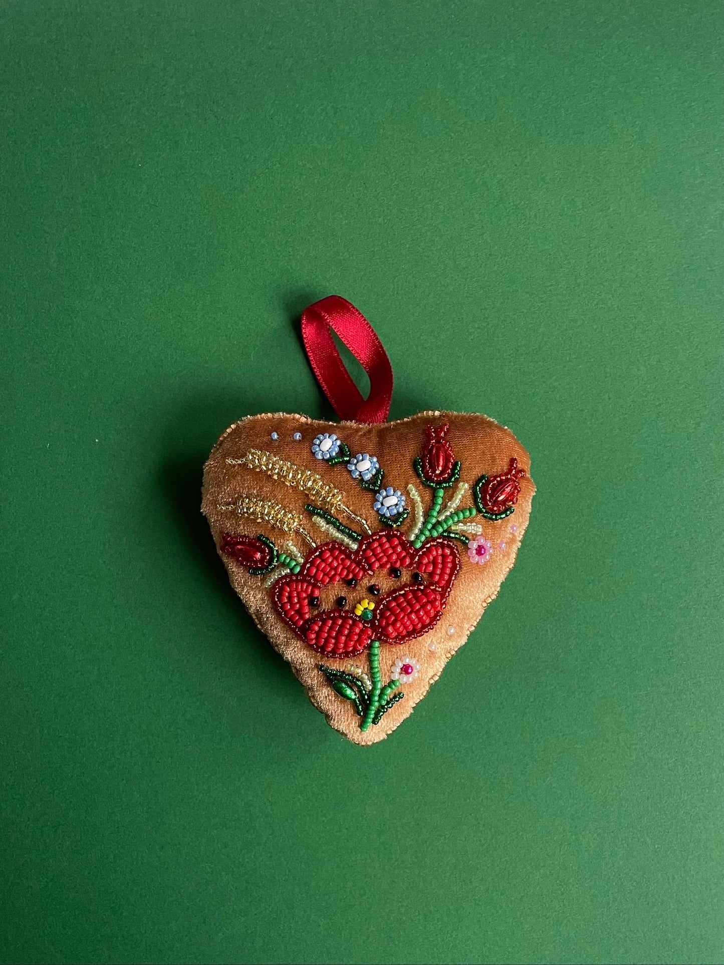 Embroidered Heart by Ilona