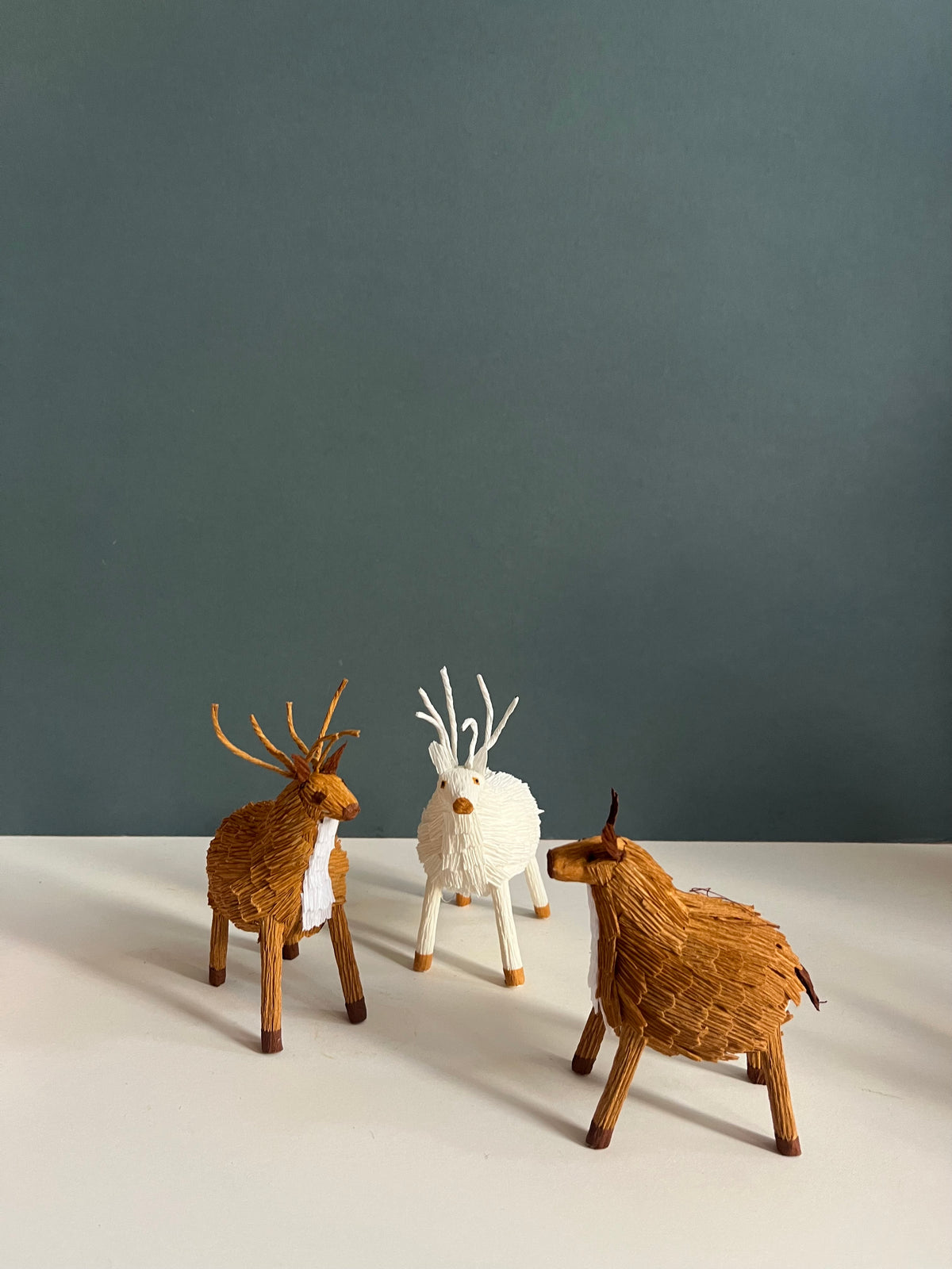 Eggshell and Paper Animal Ornament