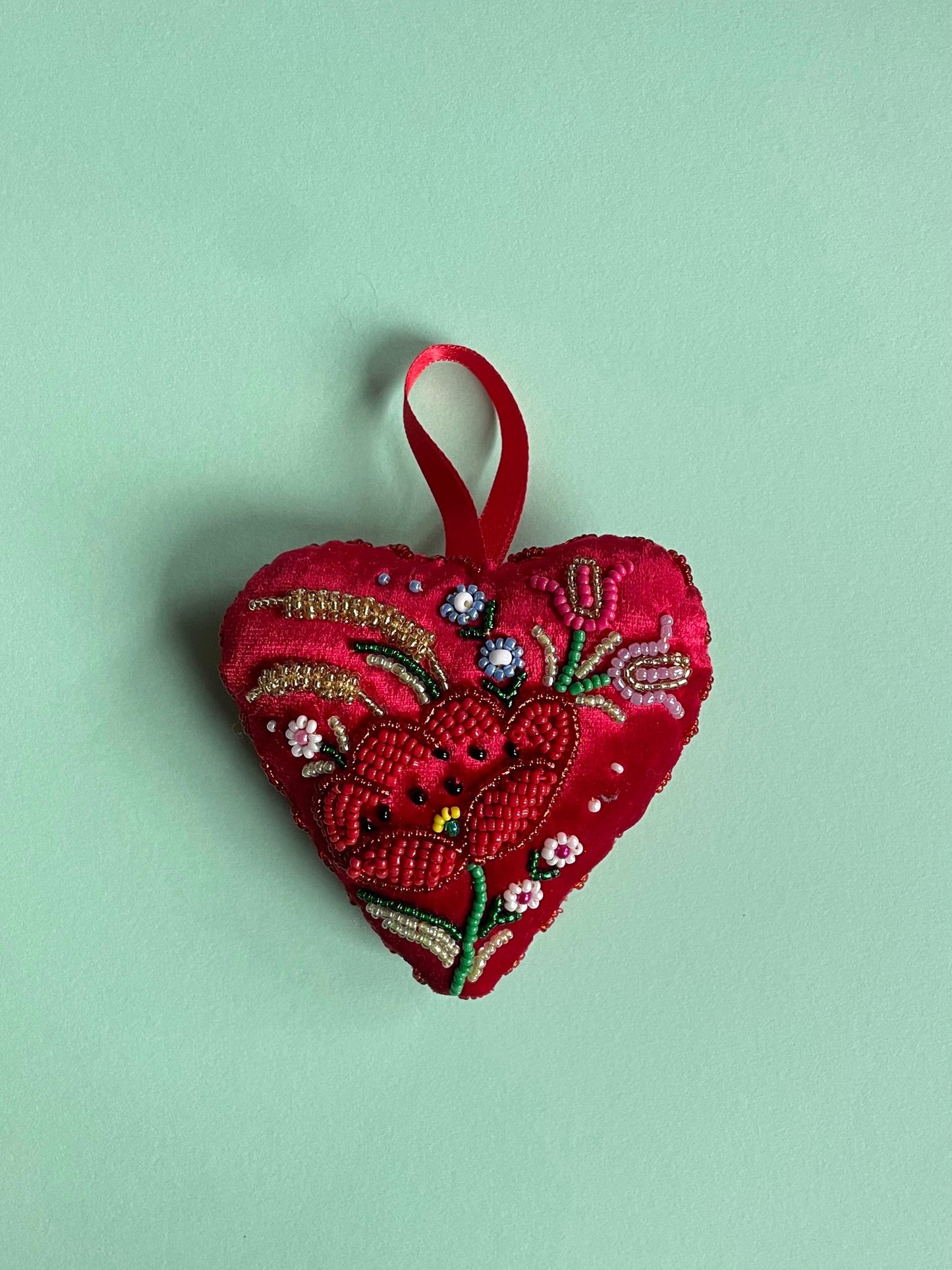 Embroidered Heart by Ilona