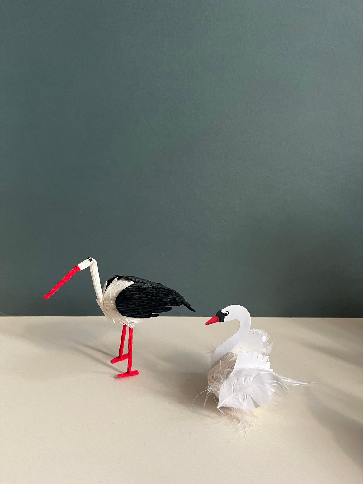 Eggshell and Paper Animal Ornament