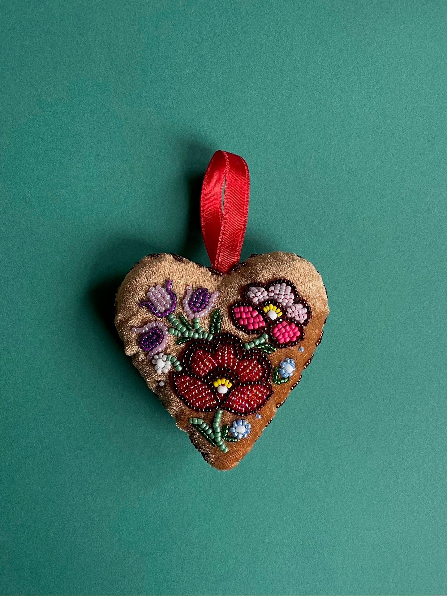 Embroidered Heart by Ilona