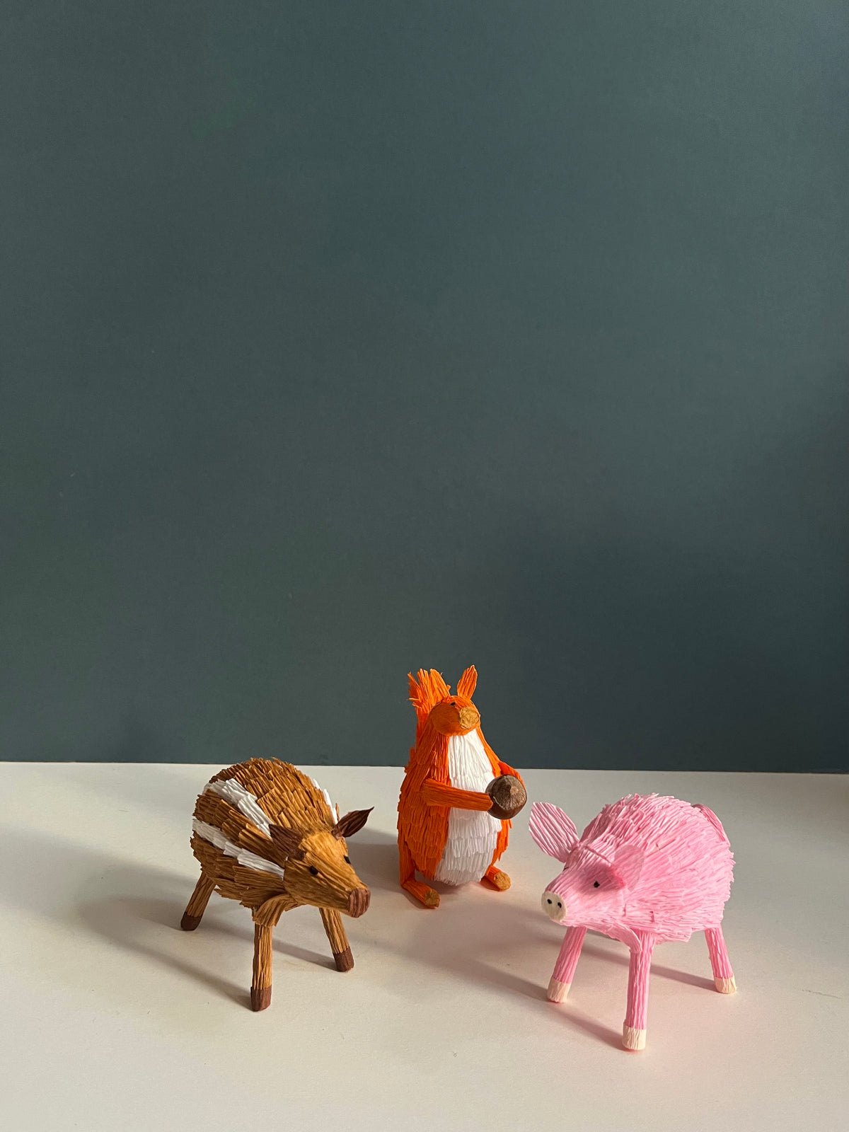 Eggshell and Paper Animal Ornament