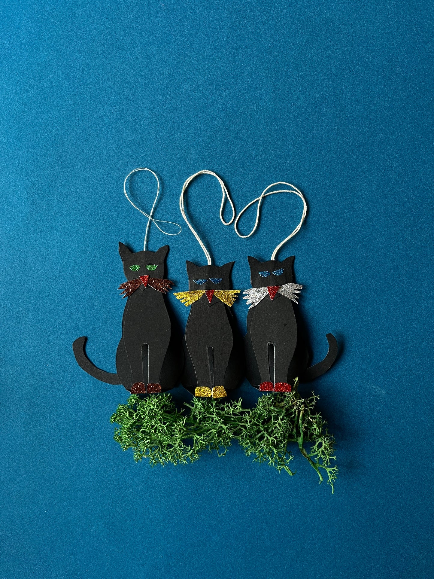 Paper Cat Ornament