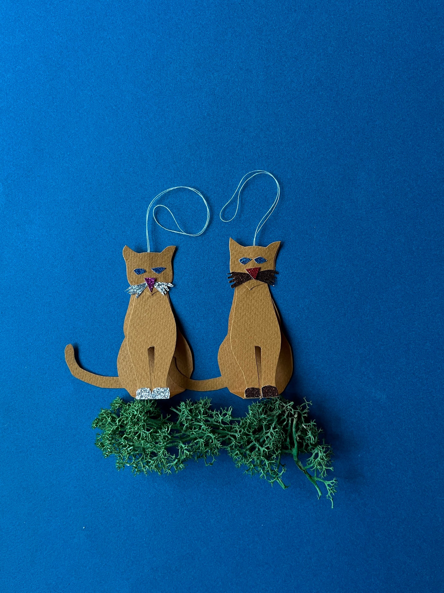 Paper Cat Ornament