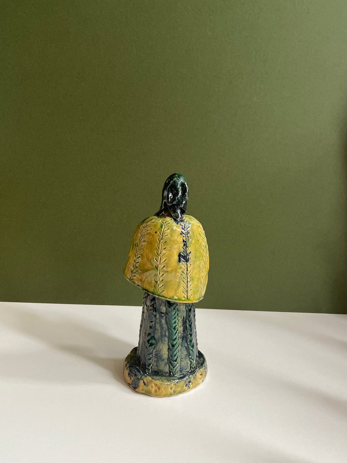 Ceramic Woman with Chicken by Radoslaw