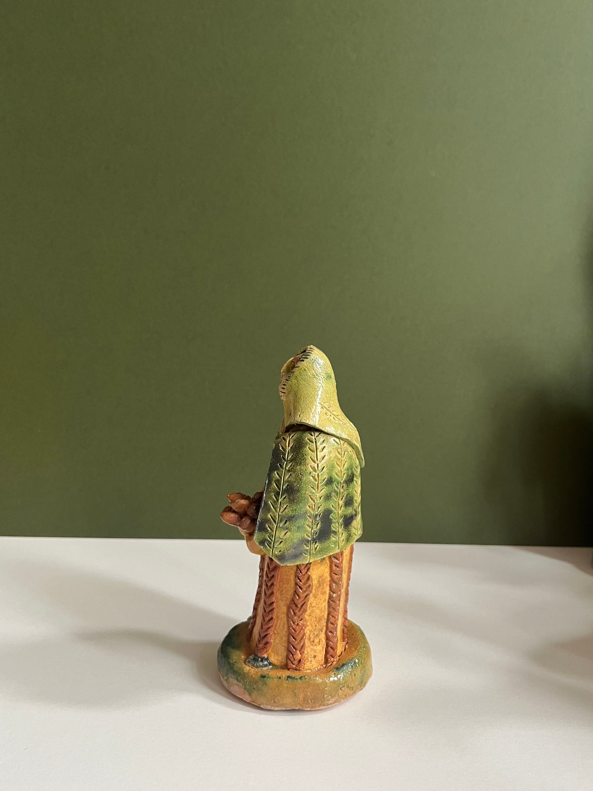 Ceramic Woman with Herbs by Radoslaw