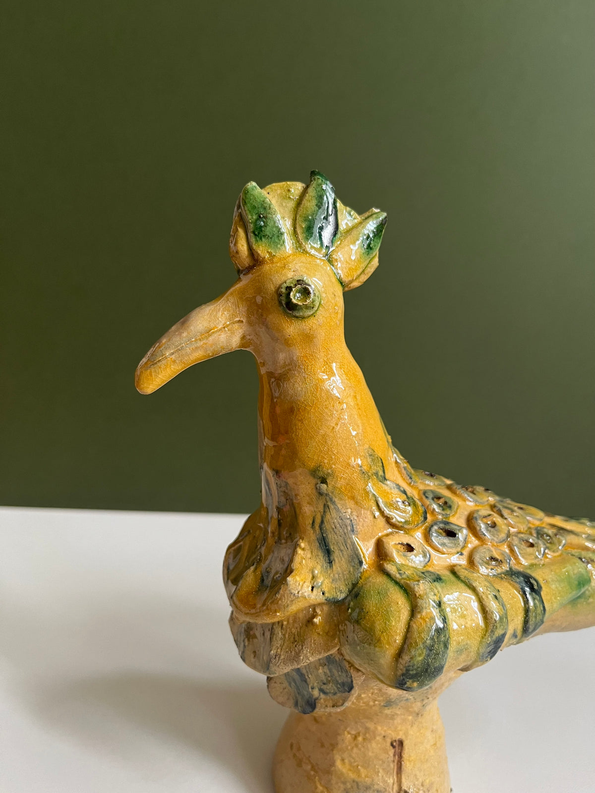 Ceramic Hoopoe by Radoslaw