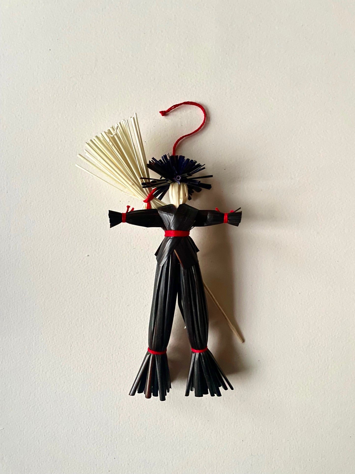 Chimney Sweeper Straw Ornament by Elzbieta