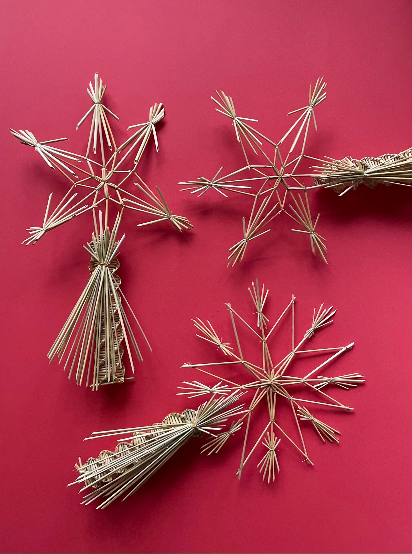 Straw Star Christmas Tree Topper by Jolanta