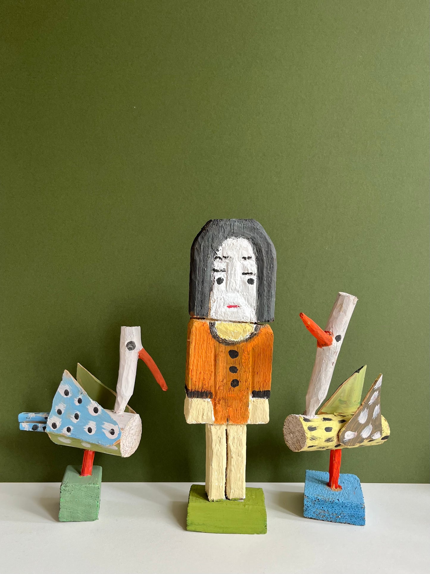Wooden Figure by Dionizy