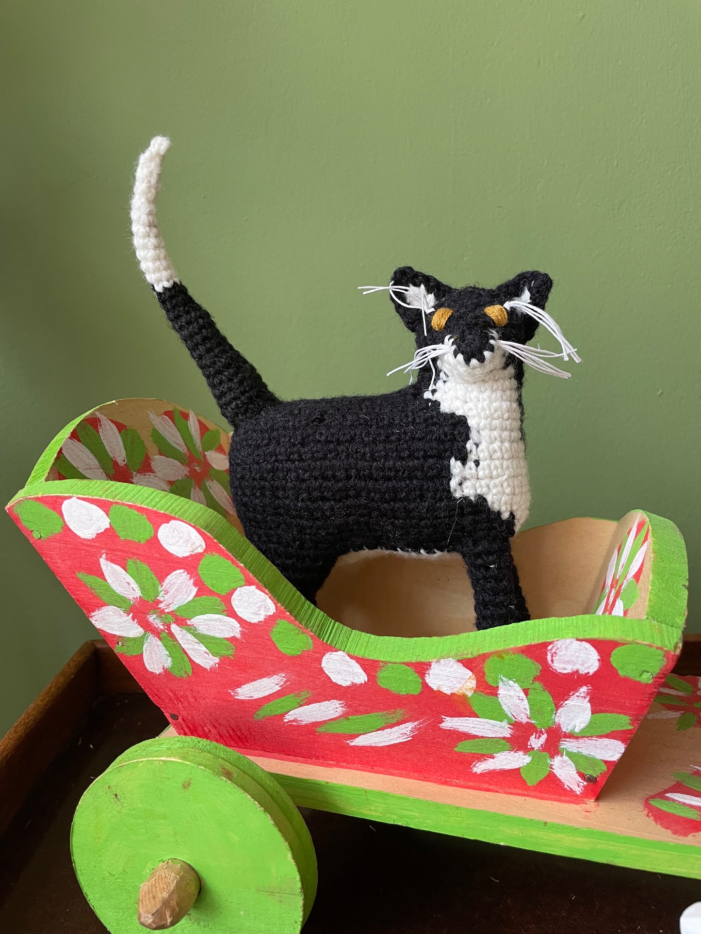 Woolen Cat by Krystyna