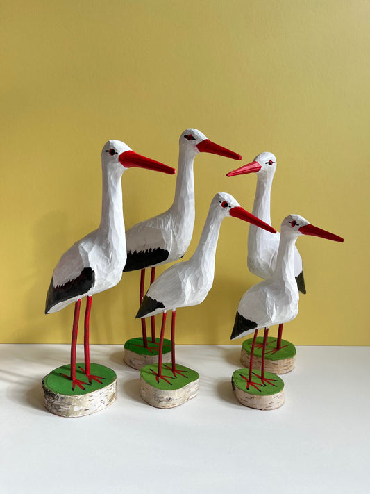 Wooden Stork by Marian