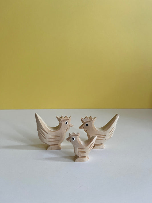 Hand Carved Cockerel by Karol