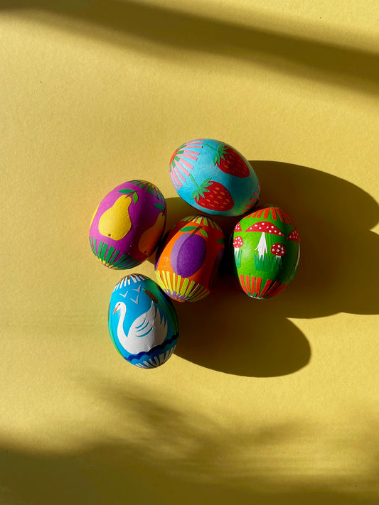 Papercut Pisanki Easter Eggs by Jagoda