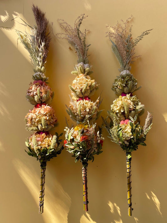 Easter Palm with Dried Hydrangea