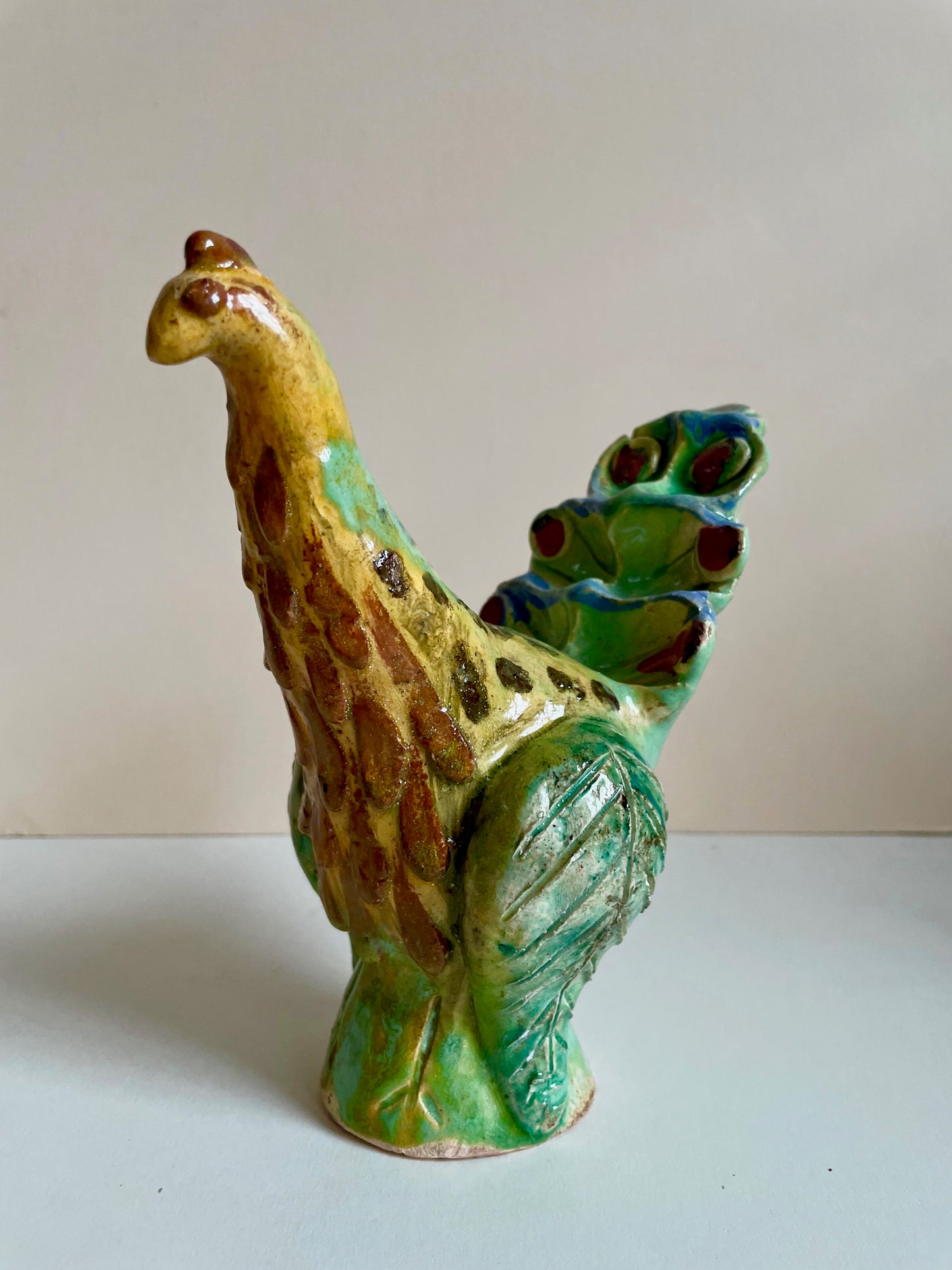 Ceramic Peacock by Radoslaw