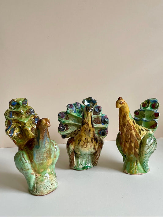 Ceramic Peacock by Radoslaw