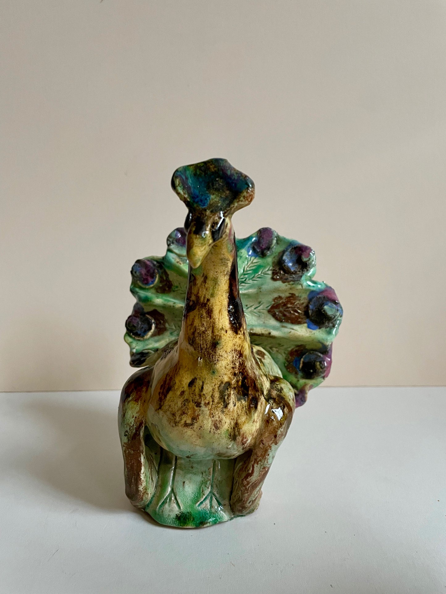 Ceramic Peacock by Radoslaw