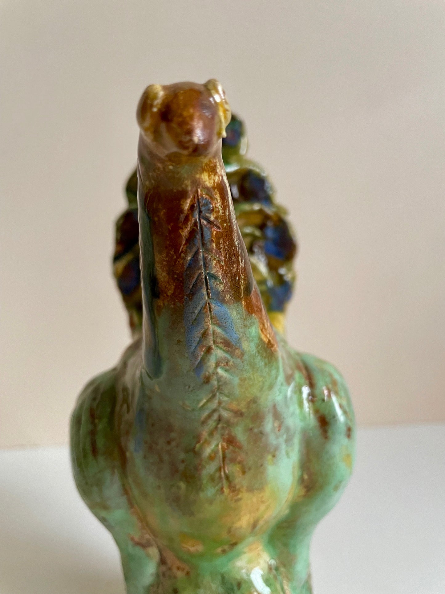 Ceramic Peacock by Radoslaw