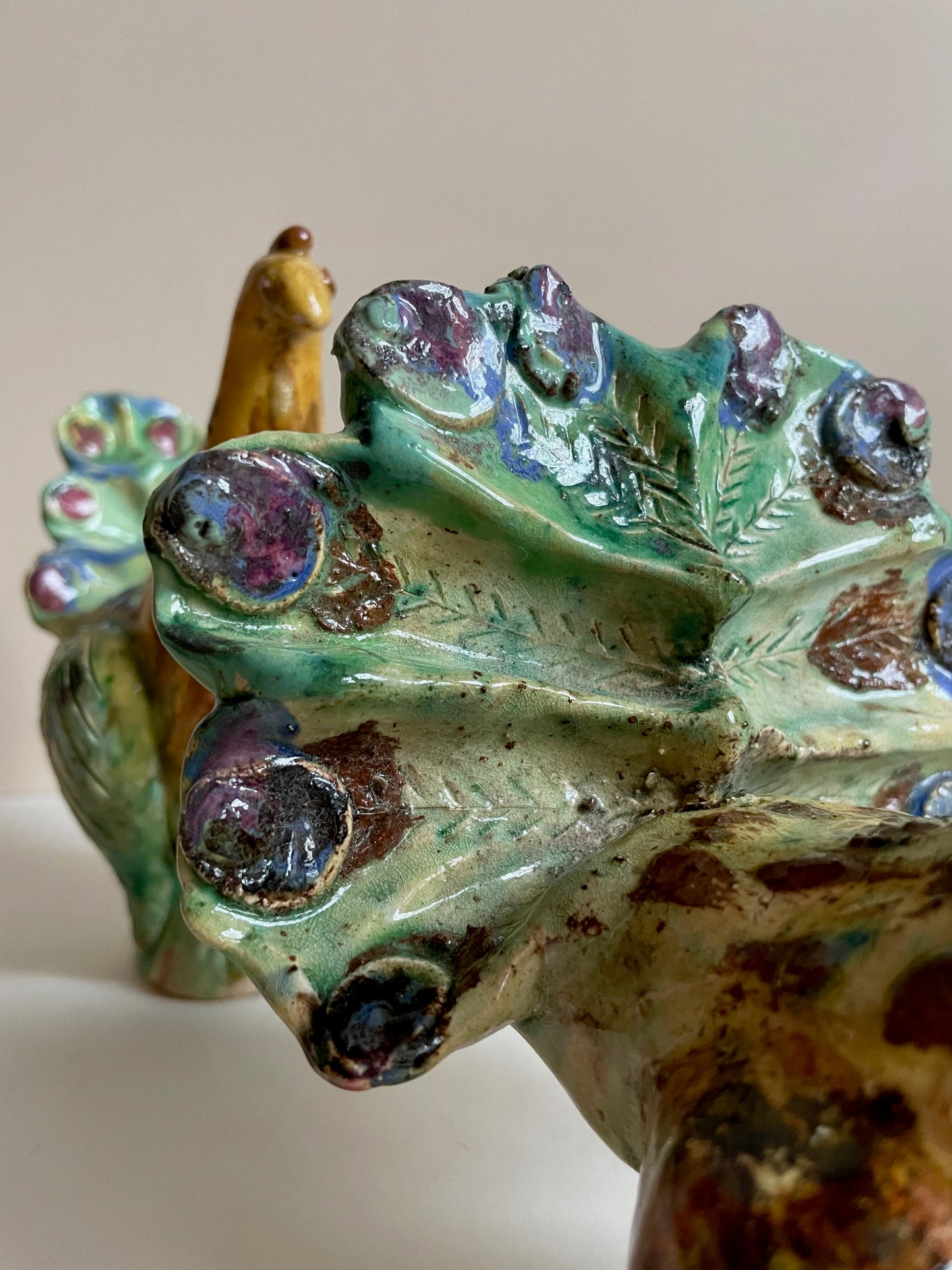 Ceramic Peacock by Radoslaw