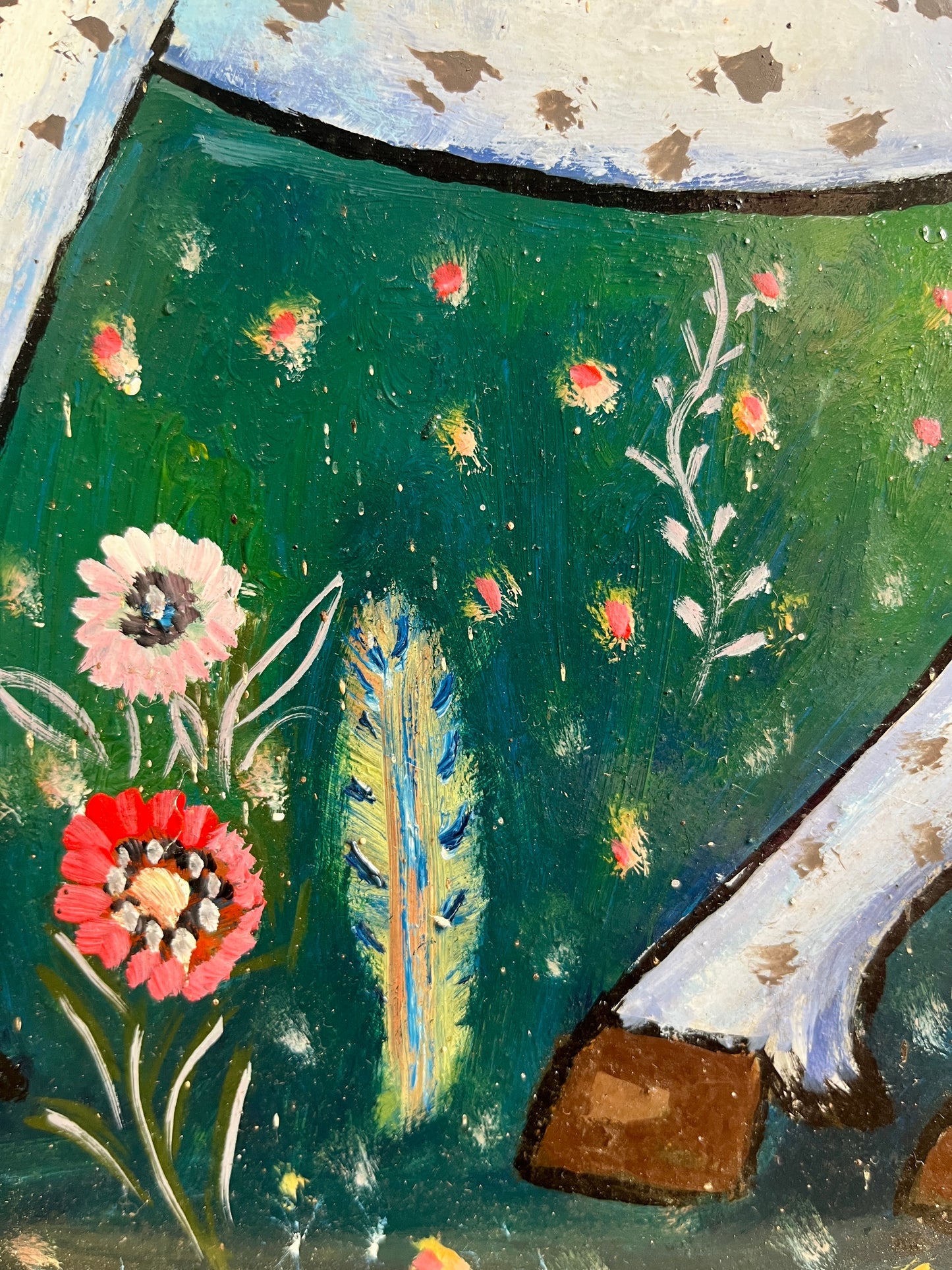 Horse Among Flowers Painting by Eugeniusz