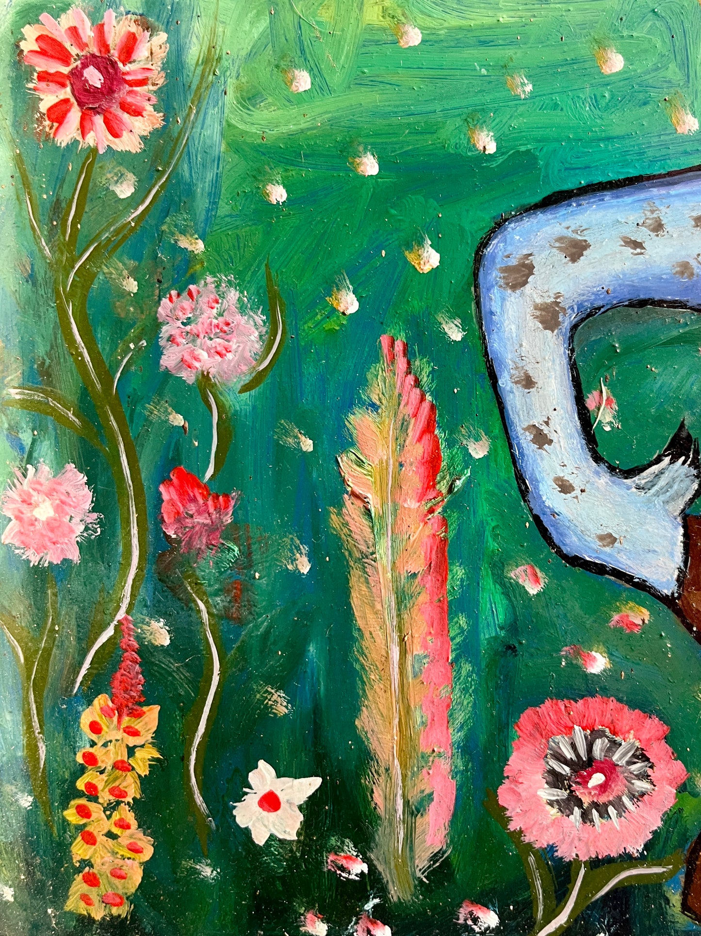 Horse Among Flowers Painting by Eugeniusz