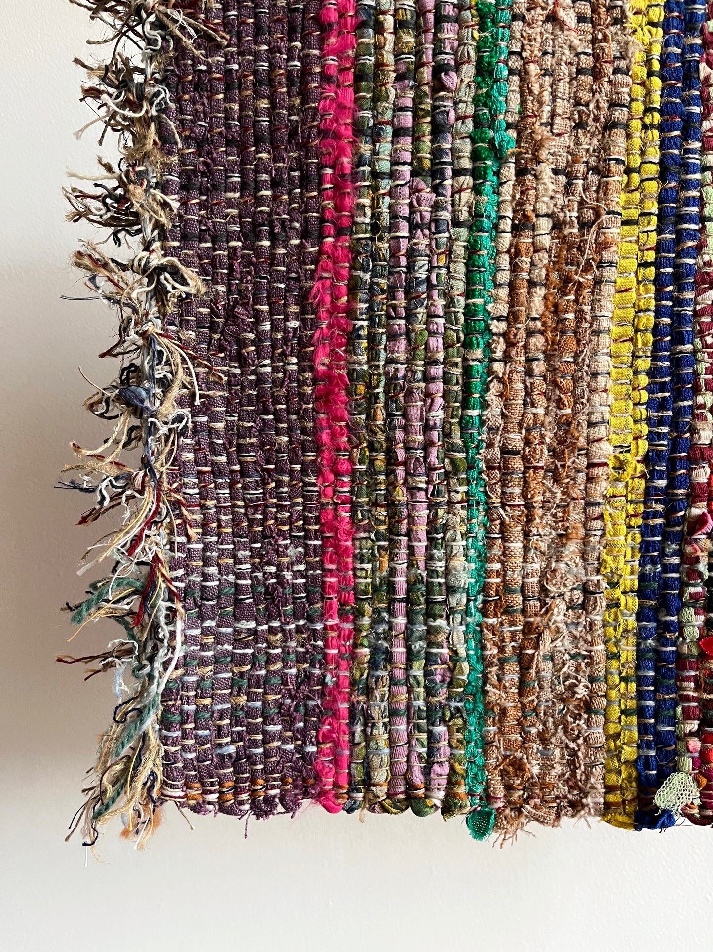 Hanwoven Rug with Red & Yellow by Anna