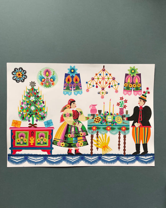 Christmas Under Pajak Papercut by Maria