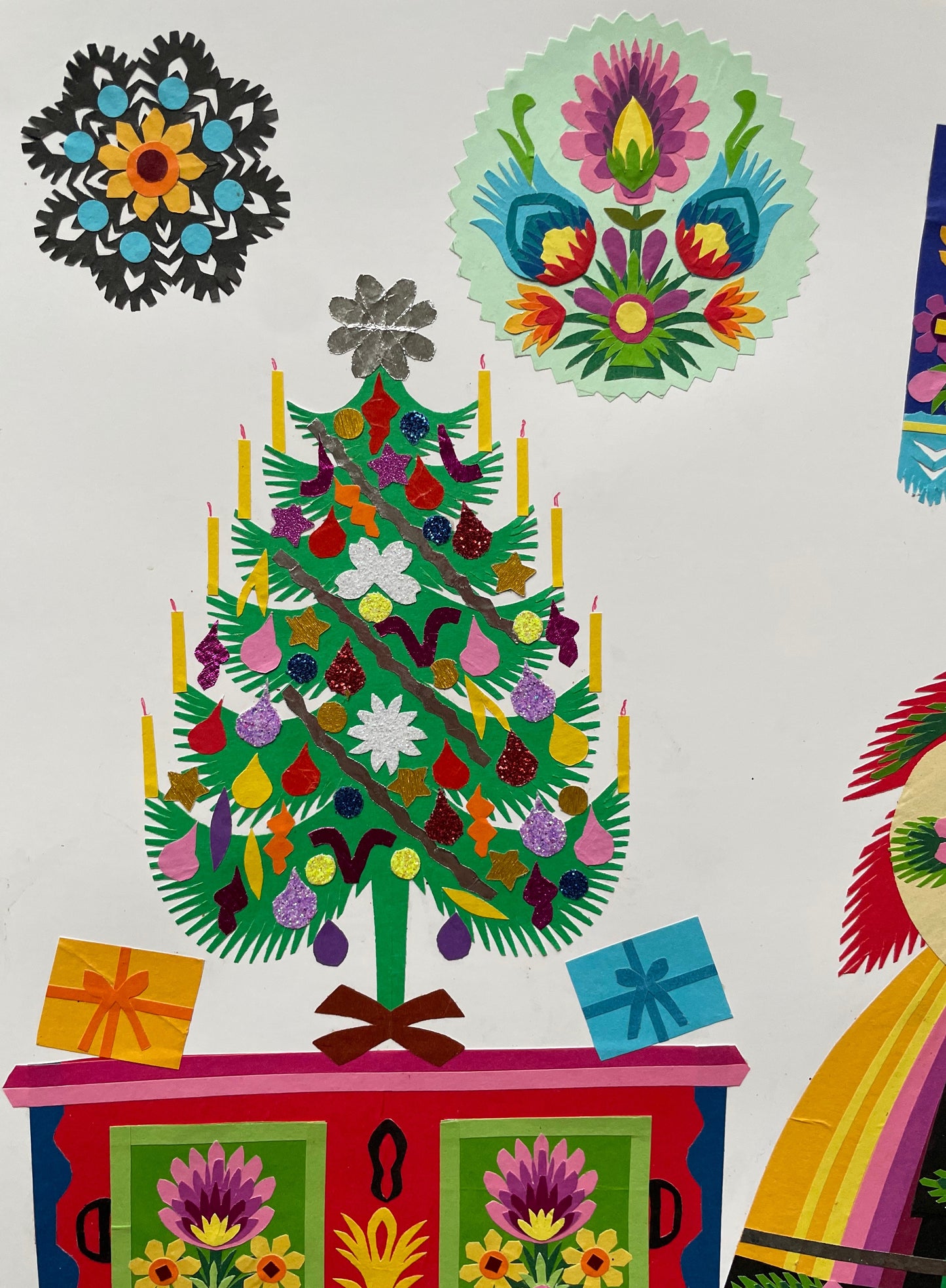 Christmas Under Pajak Papercut by Maria