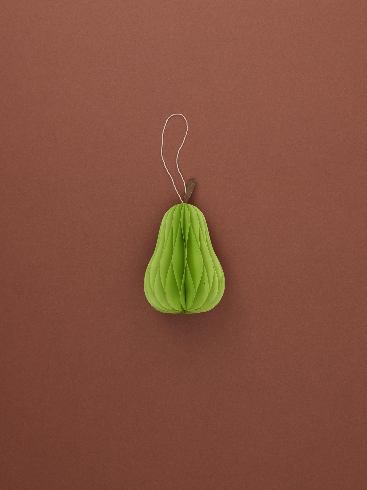 Pear Paper Ornament by Grzegorz