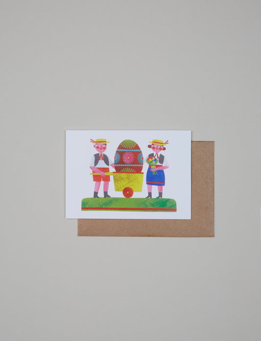 Easter Couple Card by Marion Elliot