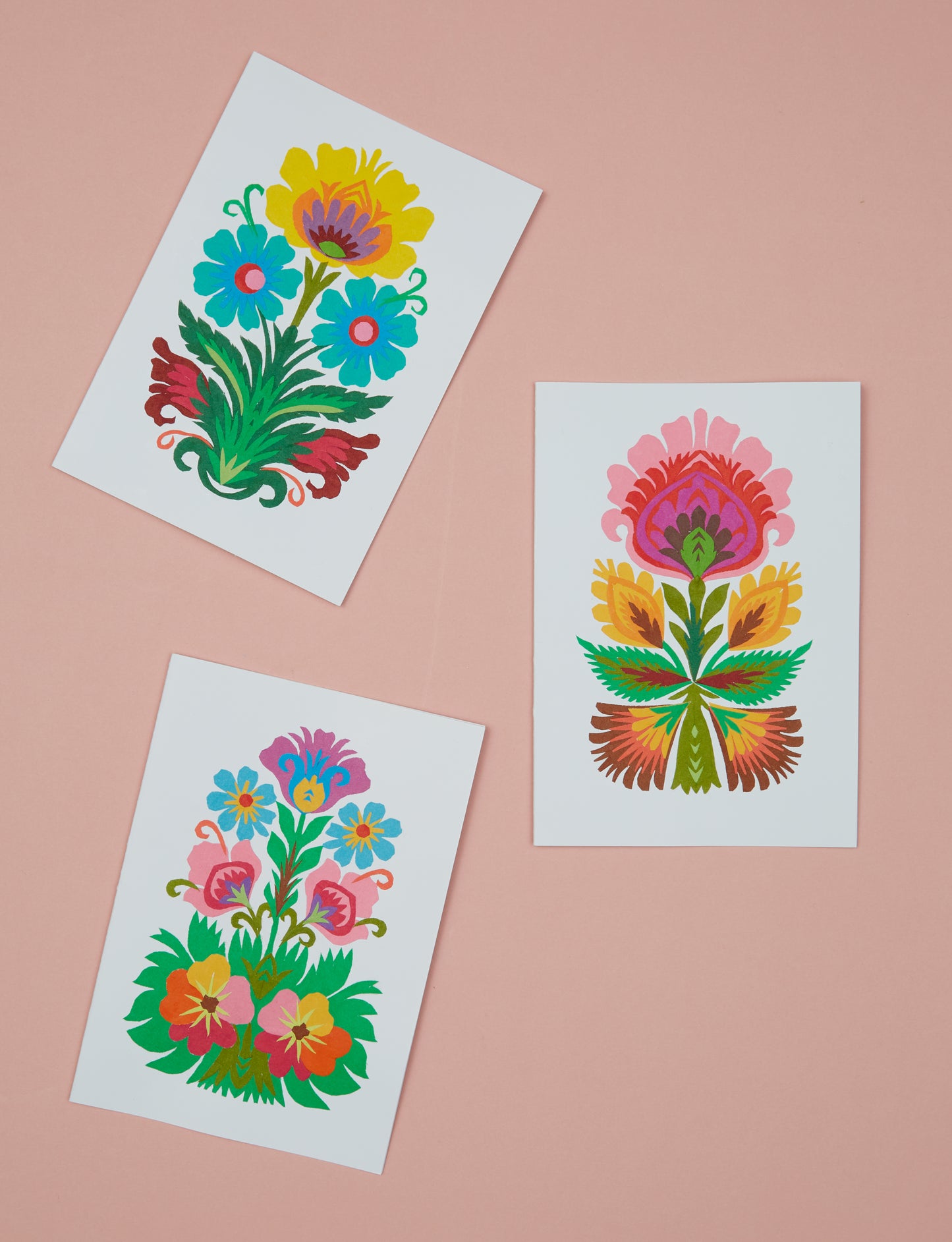 Flowers Papercut Card by Miroslawa