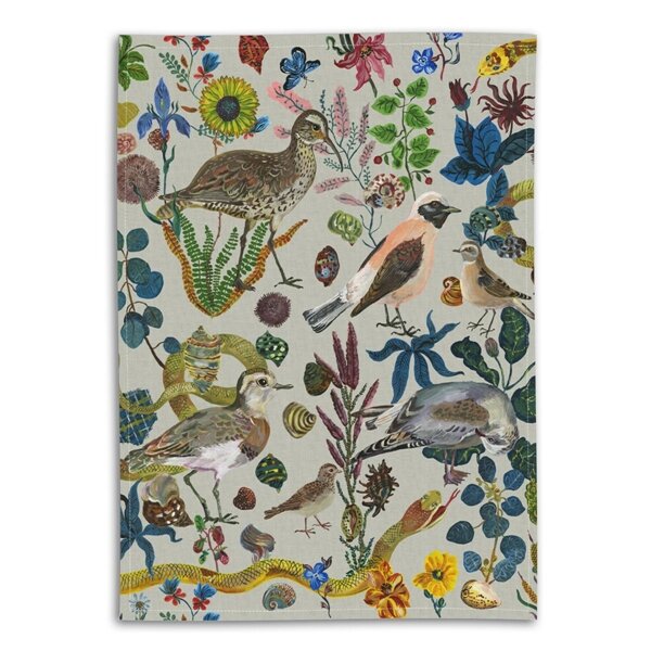 Birds in the Dunes Tea Towel by Avenida Home