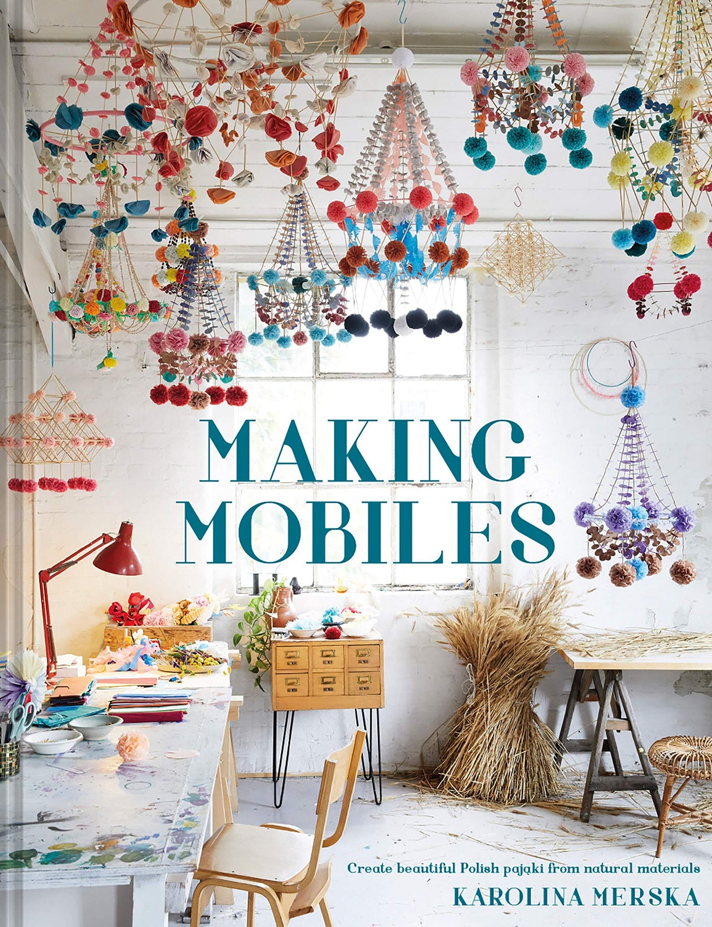 Making Mobiles. Create Beautiful Polish Pajaki from Natural Materials by Karolina Merska. Signed copy.