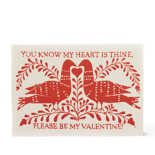 Be My Valentine Card by Cambridge Imprint