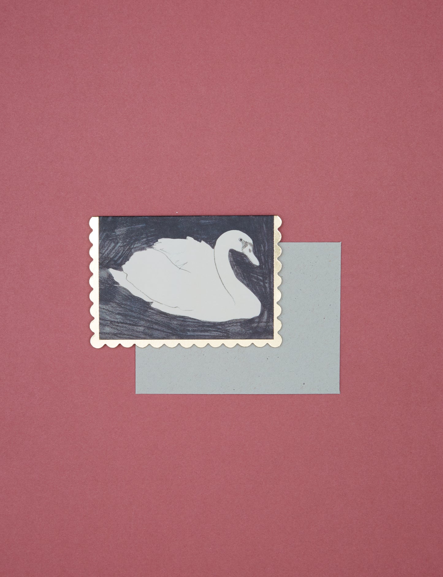 Swan Mini Card by Wanderlust Paper Co.