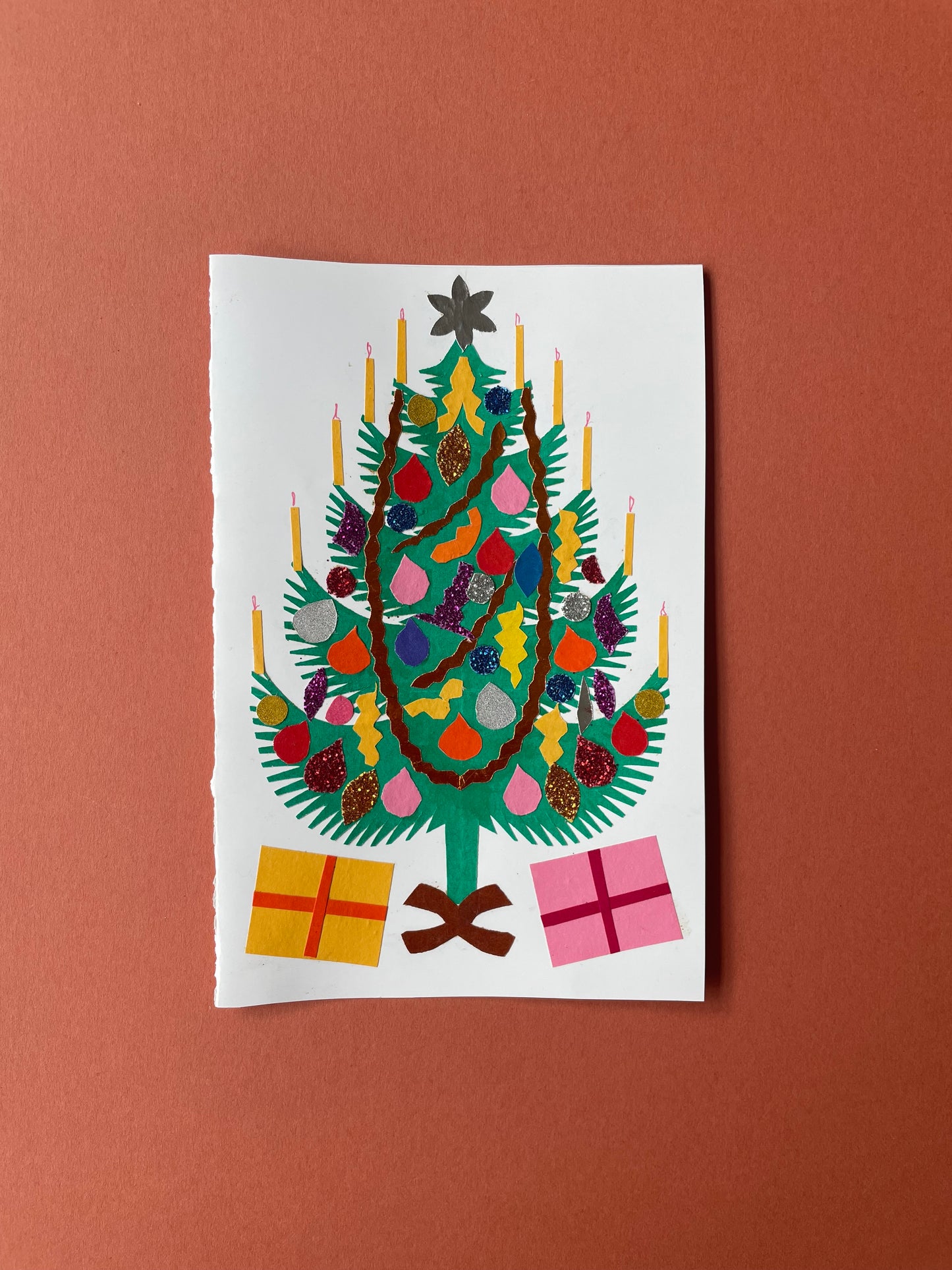 Papercut Christmas Card by Maria