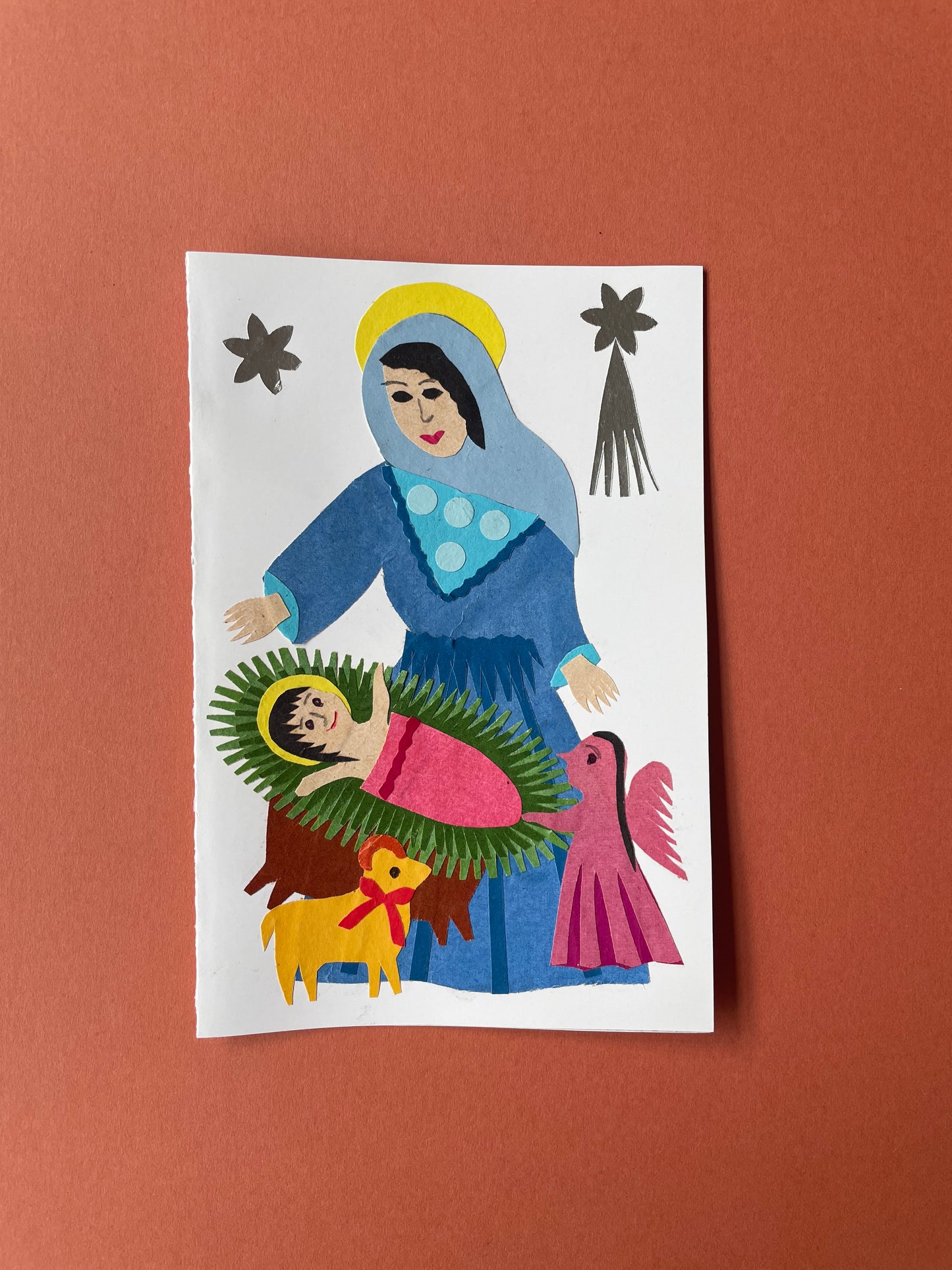 Papercut Christmas Card by Maria