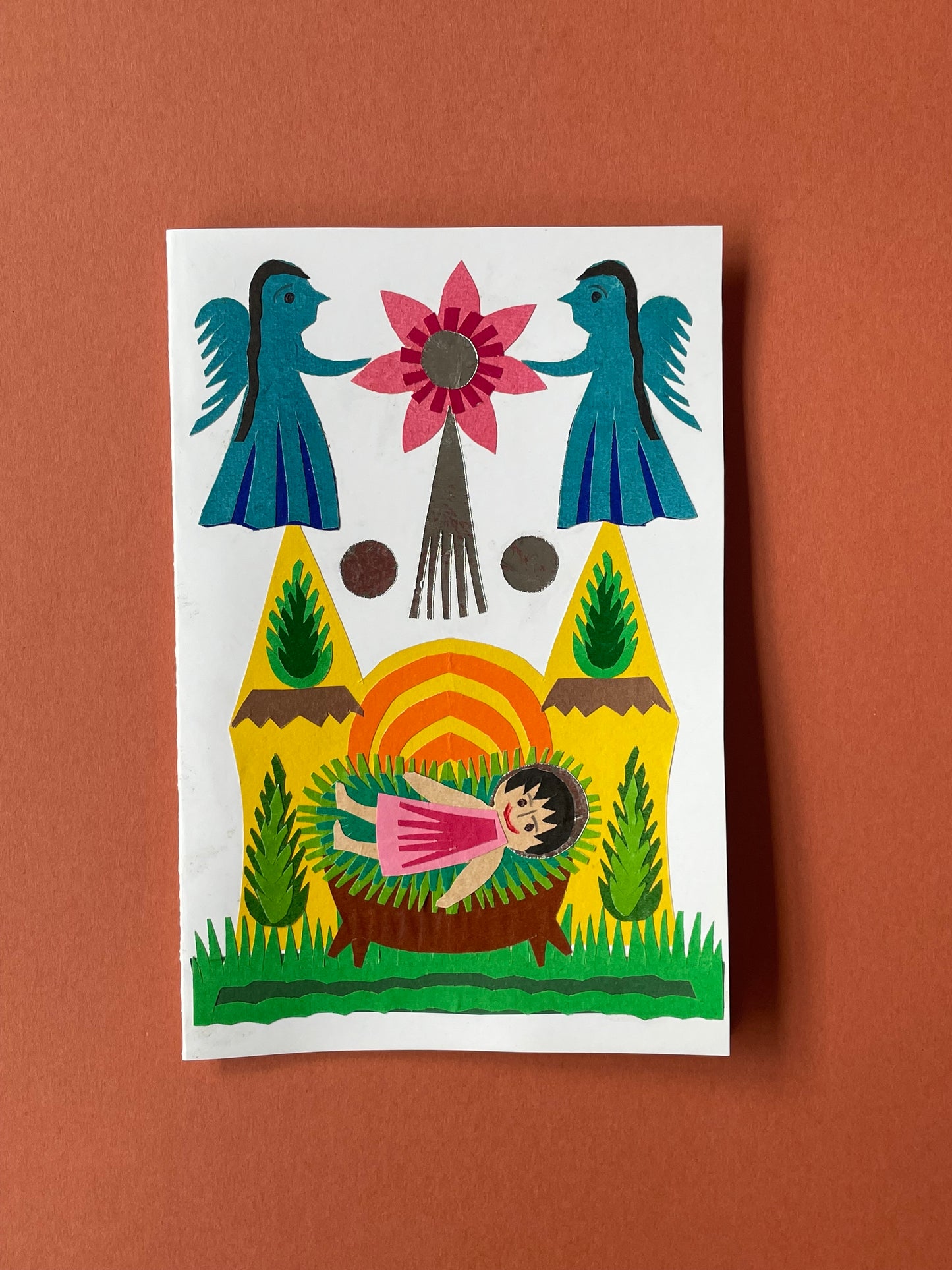 Papercut Christmas Card by Maria