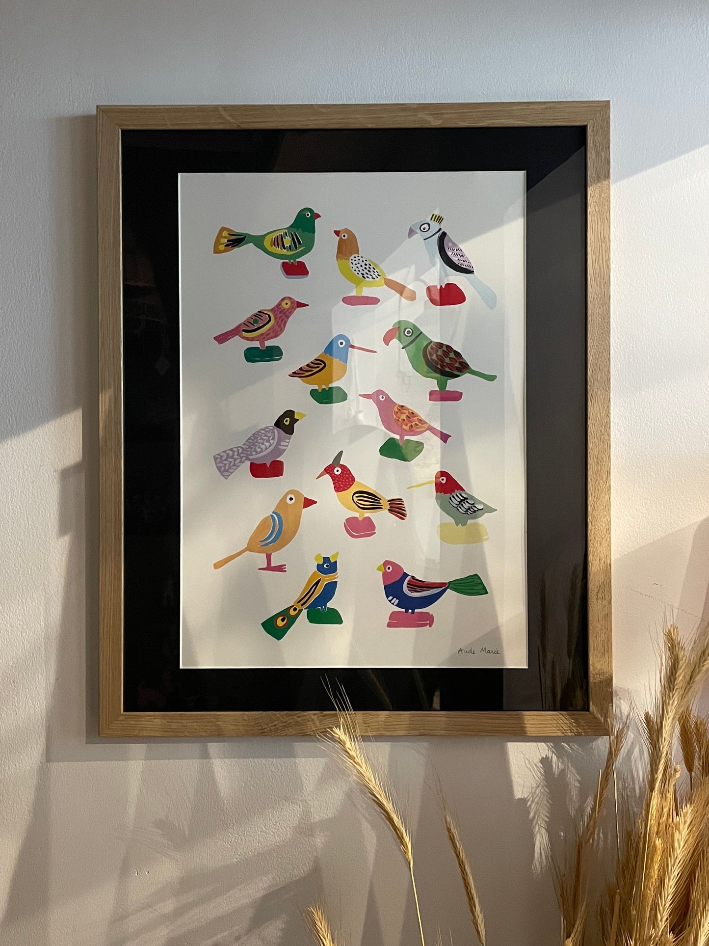 Birds Print by Aude Marie