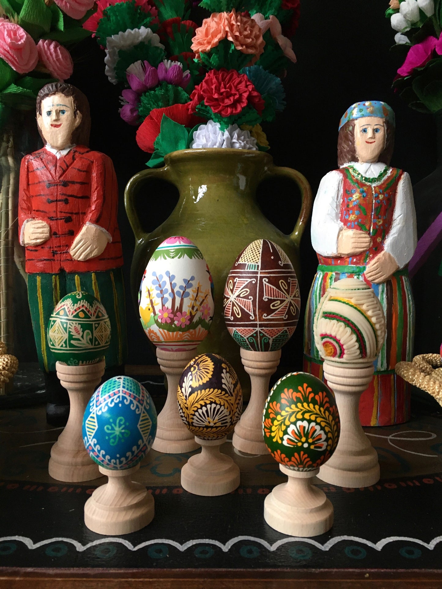 Wooden Egg Stand