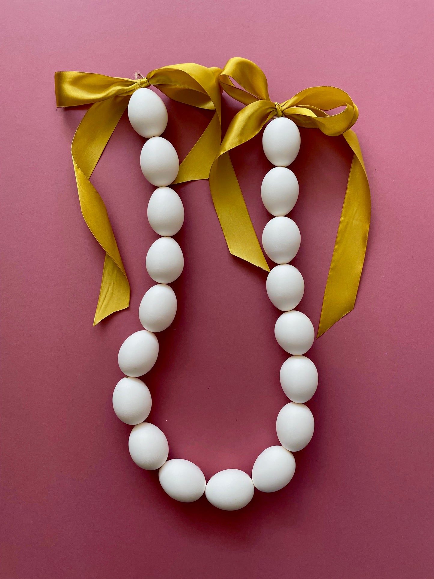 Egg Garland with Ribbons