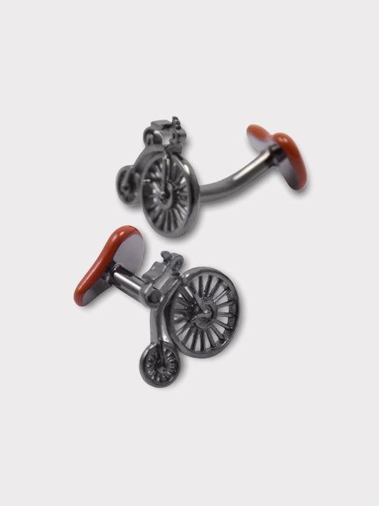 Retro Bike Cufflinks