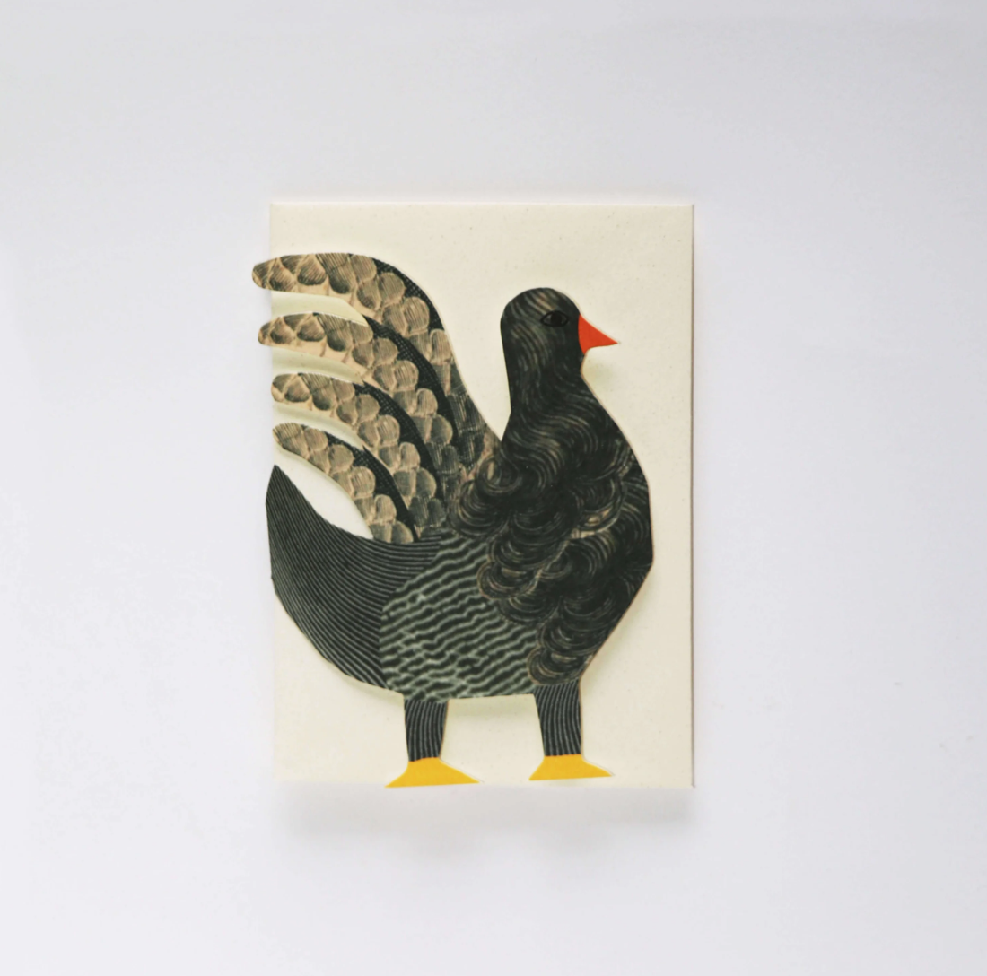 Chicken Concertina Card by Hadley