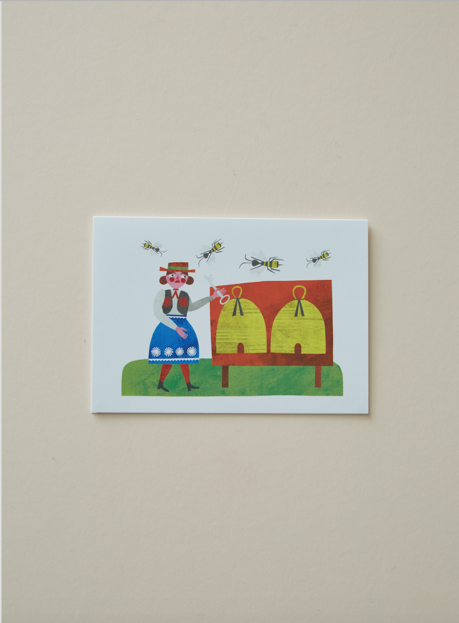 Telling The Bees Card by Marion Elliot